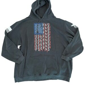We The People Holsters American Flag Gun Hoodie Black XXXL Made in USA Patriotic